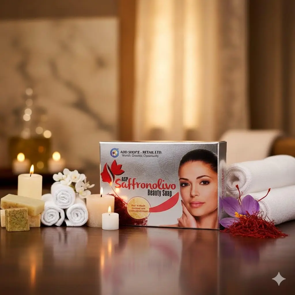 ASP SAFFRON OLIVO BEAUTY SOAP (100 GM)